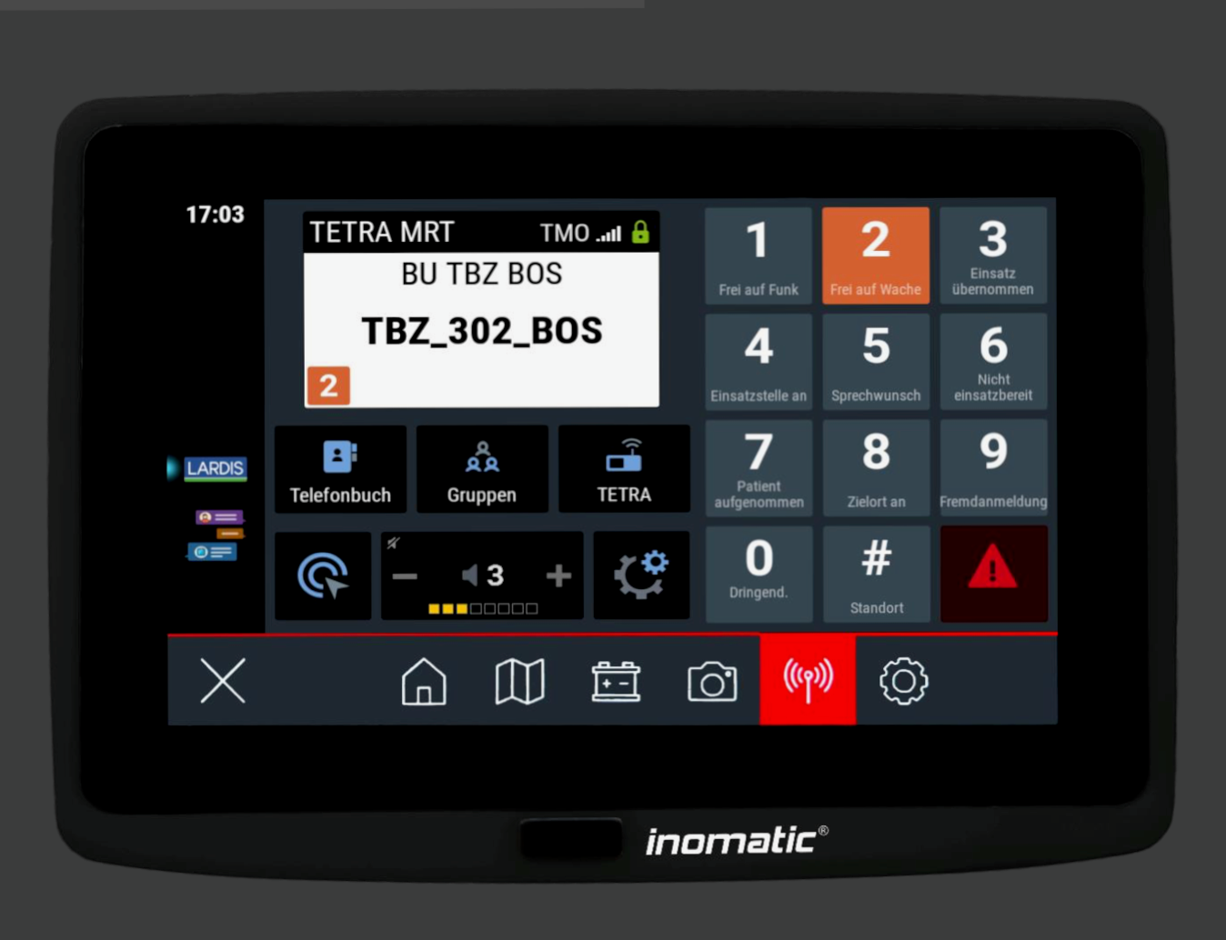 inomatic Mangora 7 - Multifunktionales CAN-BUS Touch-Display Bedienteil