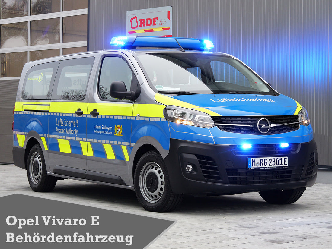 Opel Vivaro E als Behördenfahrzeug