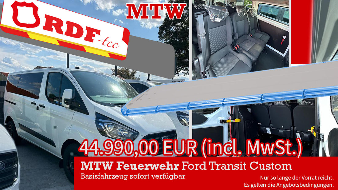 Aktuelles Angebot: MTW auf Basis Ford Transit Custom