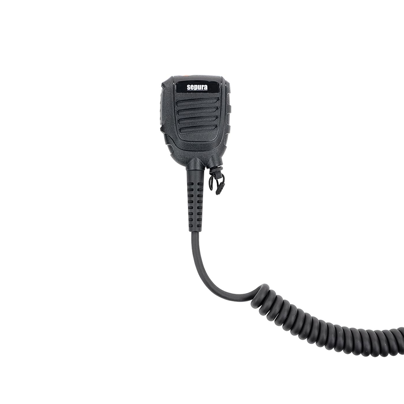 Sepura Lautsprecher-Mikrofon mRSM mit Heavy-Duty Clip, IP67, PTT & Notruf, für STP8/9000, SC20, SC21
