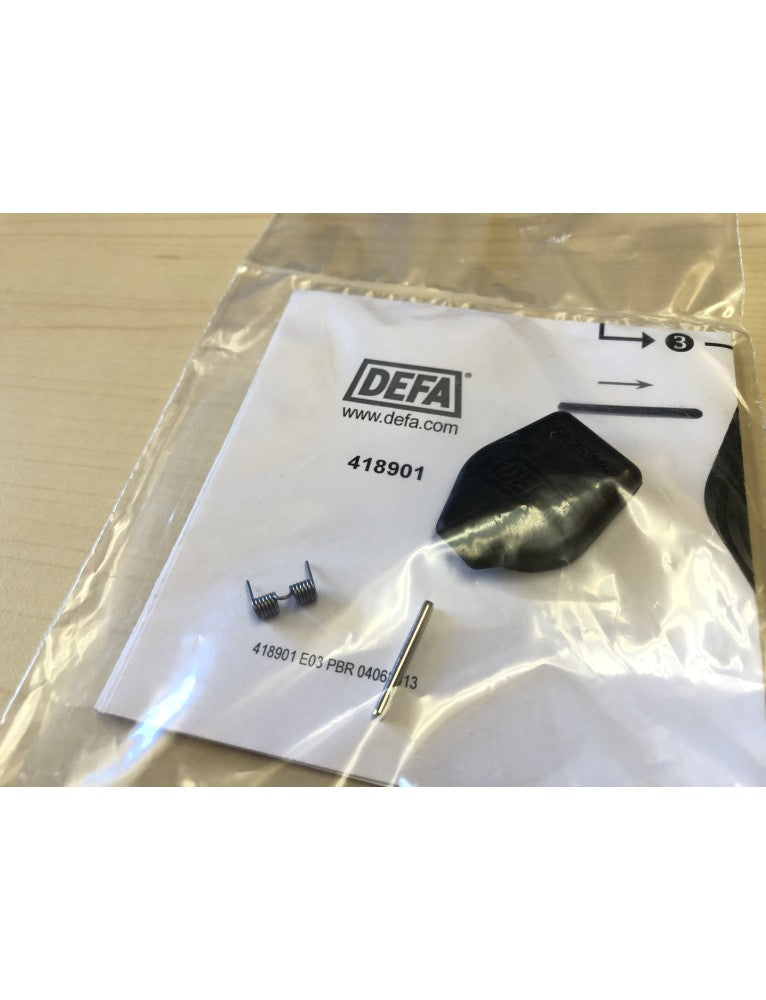 DEFA 418901 replacement cover with spring feed