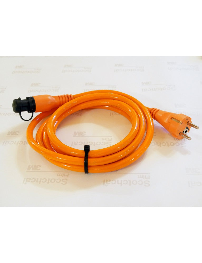 DEFA MiniPlug Anschlusssleitung, HeavyDuty, 2,5m, orange, mit CEE