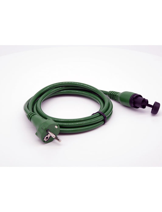 DEFA mains connection cable, 230V (for MiniPlug) green - Green Link feed