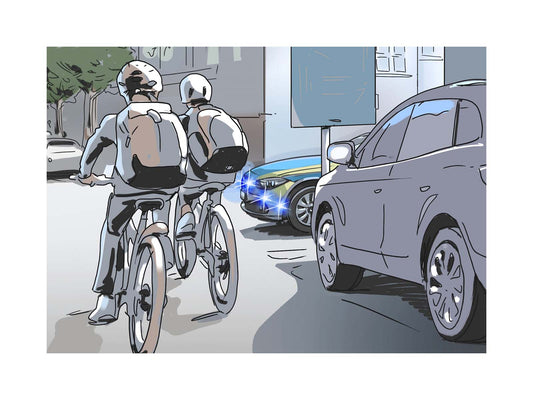 Standby Kreuzungsblitz® SET für div. Fahrzeugmodelle/Ausführungen LED-Blitzer Halbe Warnleuchte